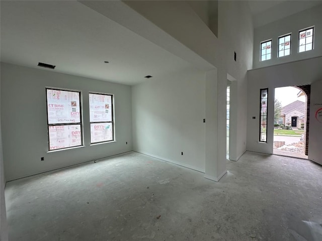 22120 Cross Timber Bnd, Lago Vista, TX 78645 - entrance foyer with unfinished concrete floors