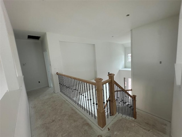 22120 Cross Timber Bnd, Lago Vista, TX 78645 - corridor with an upstairs landing and baseboards