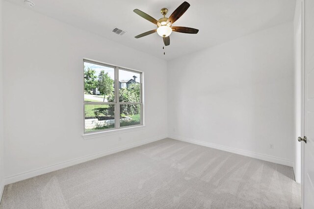 905 Crestone Stream Dr, Austin, TX 78738 - spare room featuring light colored carpet and ceiling fan