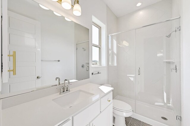 905 Crestone Stream Dr, Austin, TX 78738 - bathroom with a shower stall and vanity