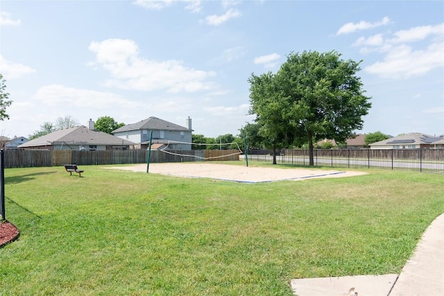 114 Mossy Rock Cv, Hutto, TX 78634 - view of yard featuring volleyball court