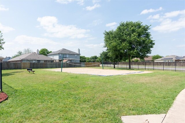 114 Mossy Rock Cv, Hutto, TX 78634 - view of yard featuring volleyball court