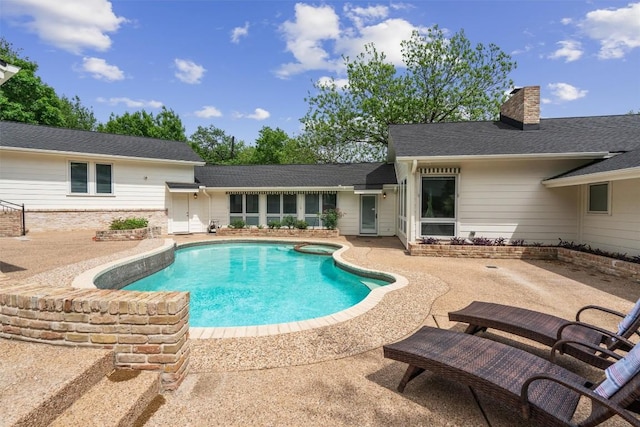 4602 Laurel Canyon Dr, Austin, TX 78731 - swimming pool featuring a patio
