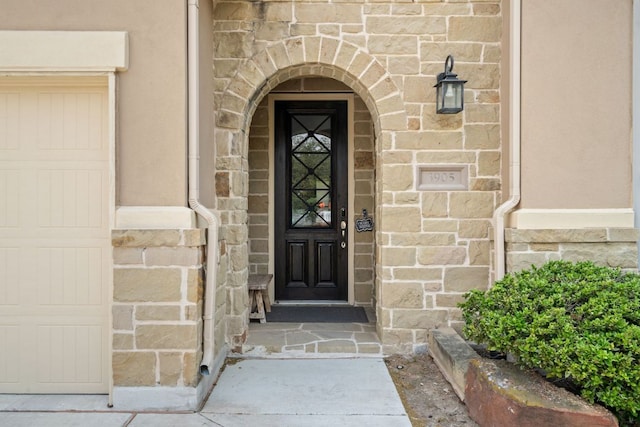 3905 Veneto Cir, Leander, TX 78641 - property entrance featuring stone siding