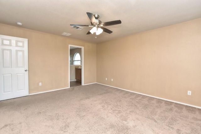 2625 Summerwalk Pl, Round Rock, TX 78665 - empty room with ceiling fan, carpet, baseboards, and a smoke detector