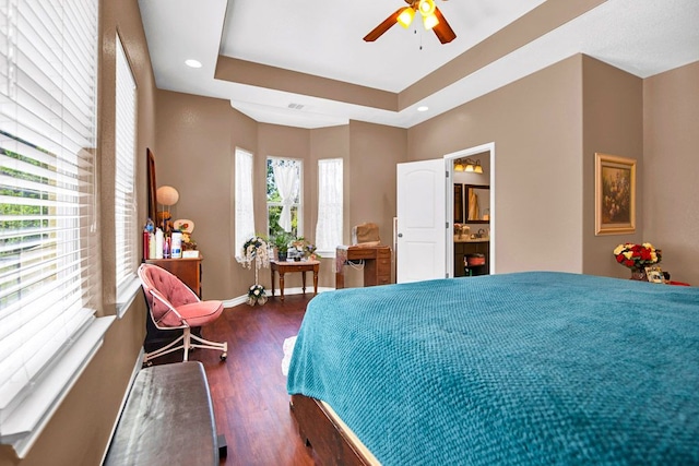 316 County Rd, Bastrop, TX 78602 - bedroom with wood finished floors and recessed lighting