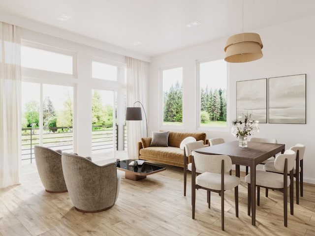 sunroom / solarium with plenty of natural light