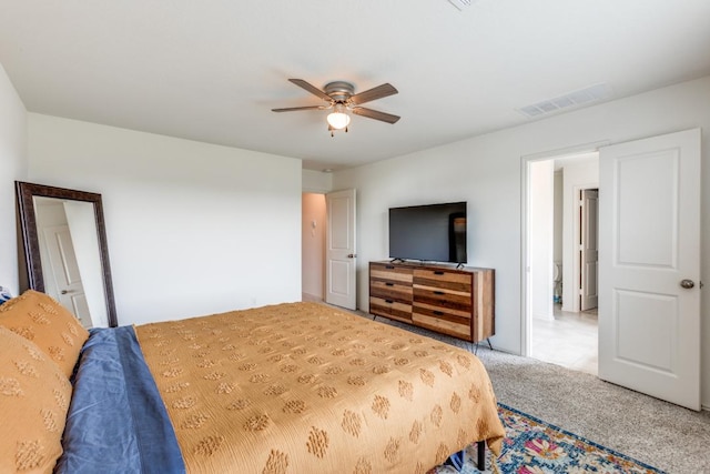 532 Greatest Gift Way, Jarrell, TX 76537 - bedroom featuring carpet floors and ceiling fan