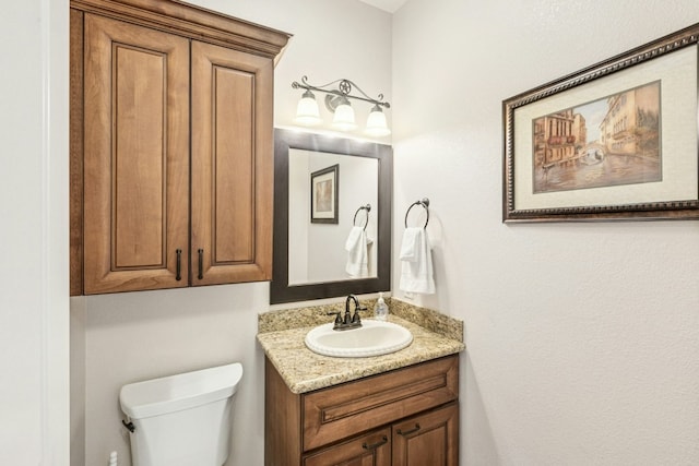 1204 Ogden Dr, Austin, TX 78733 - half bath featuring toilet and vanity