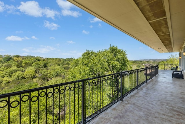 1204 Ogden Dr, Austin, TX 78733 - balcony with a wooded view