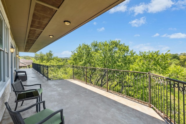 1204 Ogden Dr, Austin, TX 78733 - balcony with a forest view