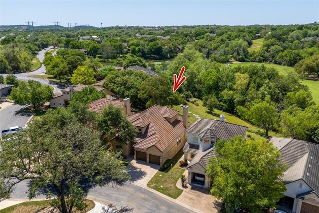 15 Chandon Ln, Lakeway, TX 78734 - aerial perspective of suburban area