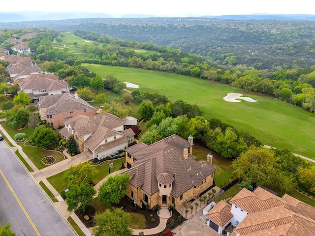 2104 University Club Dr, Austin, TX 78732 - bird's eye view of a local golf course