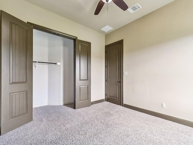 6120 Gunnison Turn Rd, Austin, TX 78738 - carpeted bedroom with a closet, baseboards, and a ceiling fan
