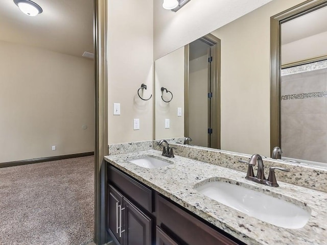 6120 Gunnison Turn Rd, Austin, TX 78738 - full bathroom with double vanity
