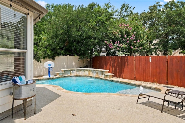 134 Brentwood Dr, Georgetown, TX 78628 - view of pool with a fenced backyard and a patio area