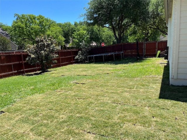 134 Brentwood Dr, Georgetown, TX 78628 - view of yard with a trampoline