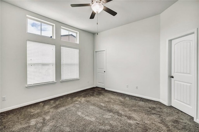 265 Spanish Star Trl, Dripping Springs, TX 78620 - carpeted empty room featuring a ceiling fan and baseboards
