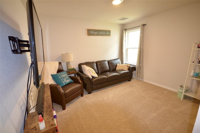 2504 Indian Clover Trl, Leander, TX 78641 - carpeted living area featuring baseboards