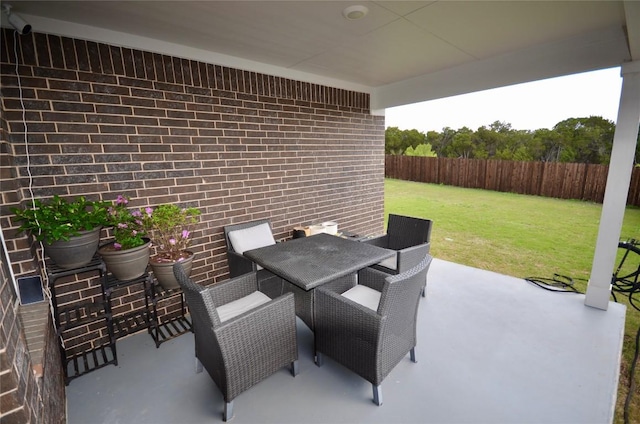 2504 Indian Clover Trl, Leander, TX 78641 - view of patio / terrace with outdoor dining area