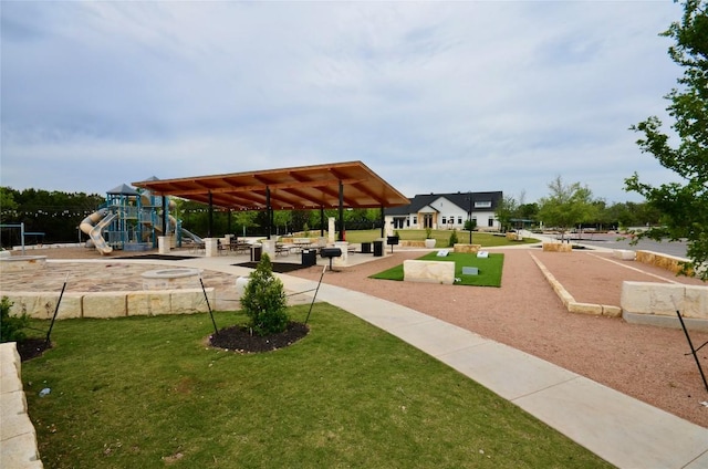 2504 Indian Clover Trl, Leander, TX 78641 - view of community featuring a yard