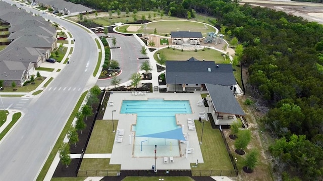 2504 Indian Clover Trl, Leander, TX 78641 - view of property location featuring a pool
