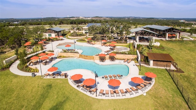 1603 Headwaters Blvd, Dripping Springs, TX 78620 - birds eye view of property