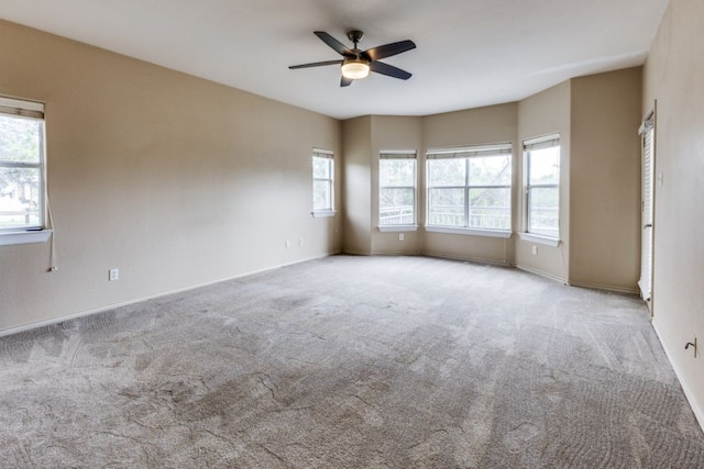 208 Saddletree Ln, Dripping Springs, TX 78620 - unfurnished room with ceiling fan, carpet, and baseboards