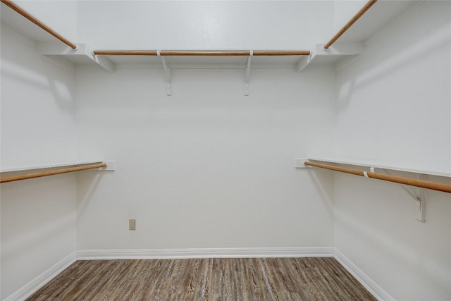5004 Arrowhead Dr, Lago Vista, TX 78645 - spacious closet featuring wood finished floors