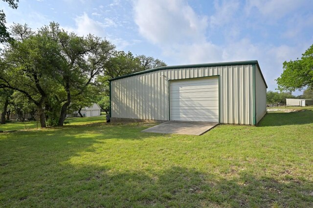 view of outbuilding featuring an outdoor structure