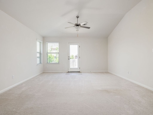 180 Tailwind Dr, Kyle, TX 78640 - unfurnished room with ceiling fan and light carpet