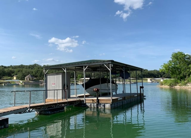 5711 Pool Canyon Cv, Austin, TX 78734 - dock area featuring a water view