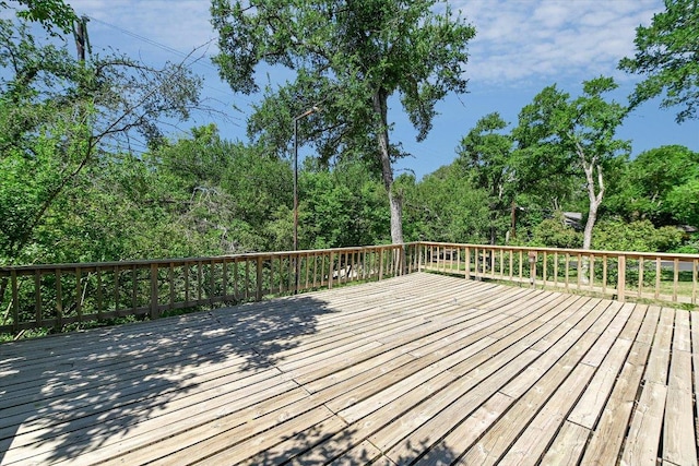 9401 Cedar Crest Dr, Austin, TX 78750 - view of wooden terrace