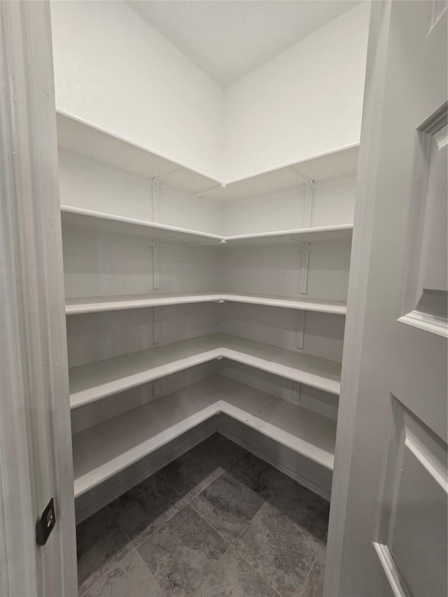 view of pantry