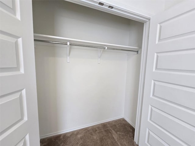 view of closet