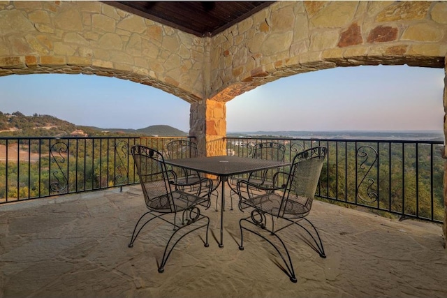8315 Lime Creek Rd, Volente, TX 78641 - view of patio featuring outdoor dining space