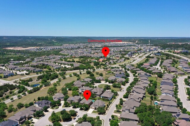 2505 Livenza Pl, Leander, TX 78641 - aerial view of residential area