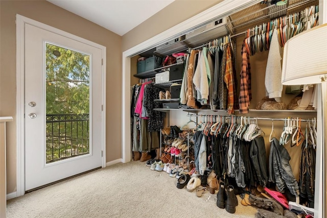 view of closet