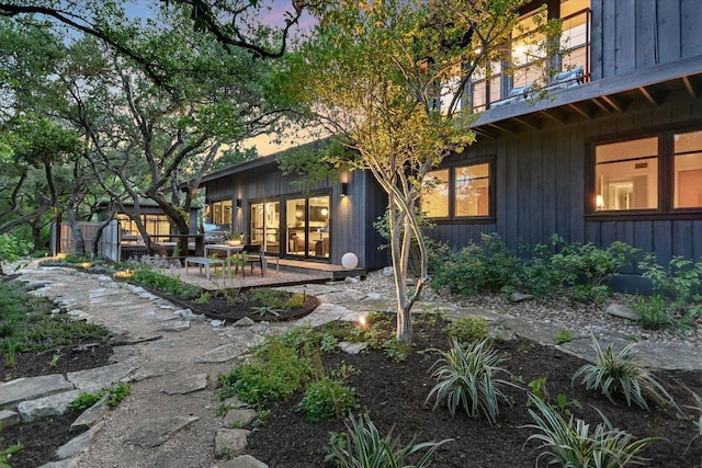 1213 Falcon Ledge Dr, Austin, TX 78746 - back of house with a patio area