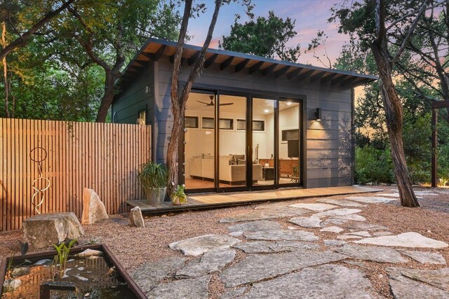 1213 Falcon Ledge Dr, Austin, TX 78746 - view of outdoor structure