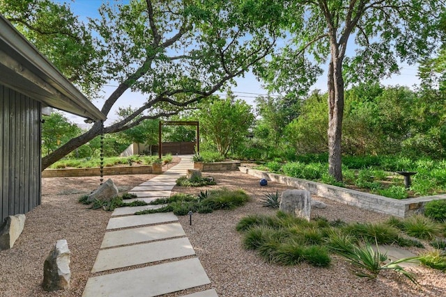 1213 Falcon Ledge Dr, Austin, TX 78746 - view of yard