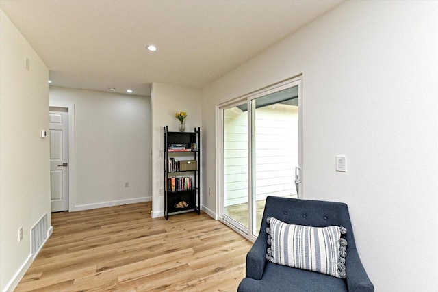 6300 Merriwood Dr, Austin, TX 78745 - living area with light wood finished floors and recessed lighting