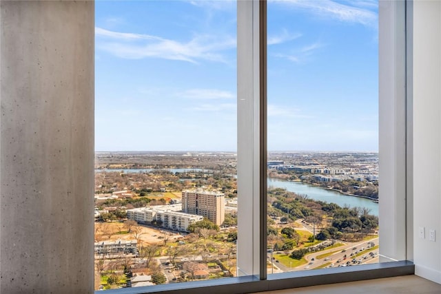 44 E Ave Unit 3107, Austin, TX 78701 - water view with nearby urban area