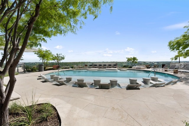 44 E Ave Unit 3107, Austin, TX 78701 - community pool featuring a patio