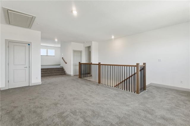 298 Smoke Tree Cir, Dripping Springs, TX 78620 - empty room with carpet flooring, attic access, and recessed lighting