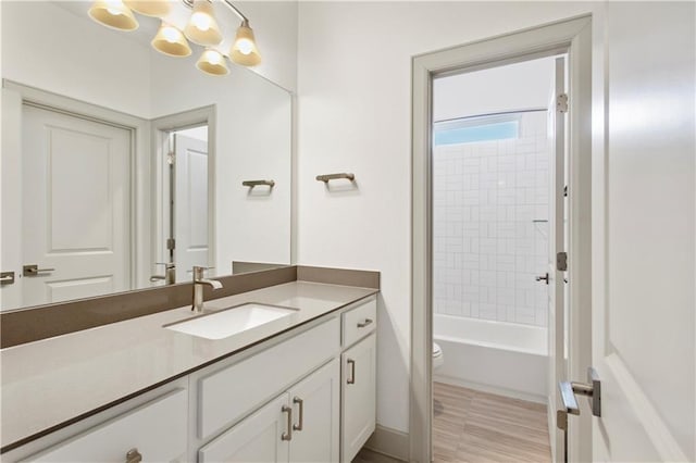 298 Smoke Tree Cir, Dripping Springs, TX 78620 - full bath featuring vanity and bathtub / shower combination