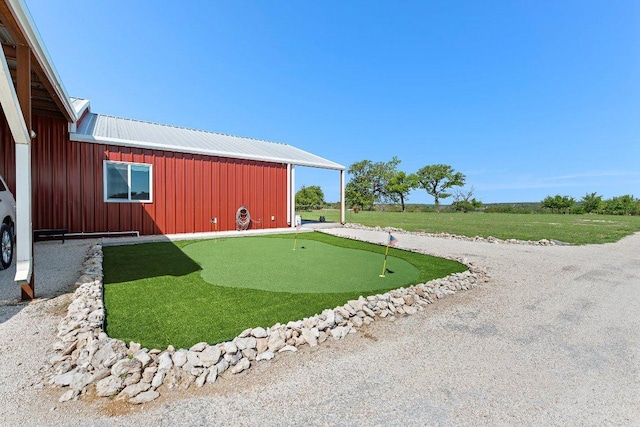 7993 W Fm 487, Florence, TX 76527 - view of yard with a putting green