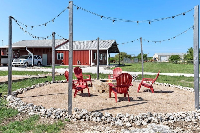 7993 W Fm 487, Florence, TX 76527 - view of playground with a fire pit