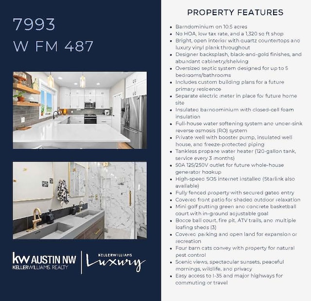 7993 W Fm 487, Florence, TX 76527 - view of a document with multiple images