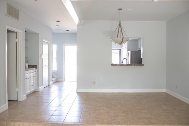 2201 Lakeway Blvd Unit 2, Lakeway, TX 78734 - unfurnished room with stairs and light tile patterned flooring